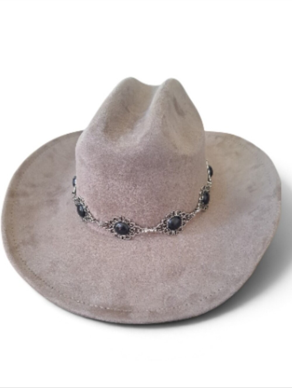 Woman's Faux Suede Western Cowboy Hat